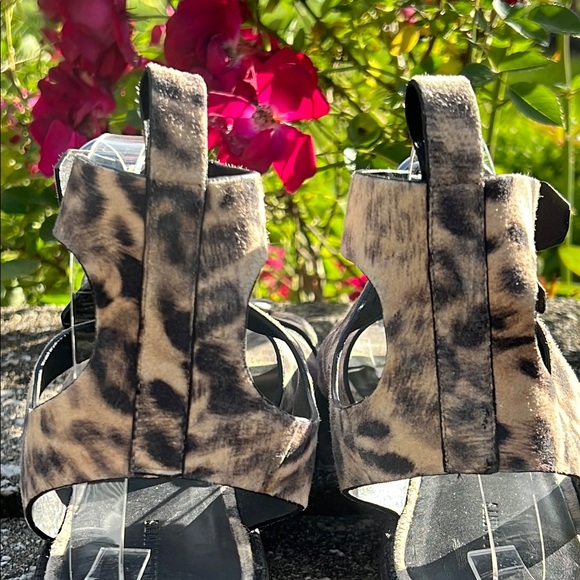 ALLSAINTS | Gladiator Raquel | Leopard Print Sandals | Size 9 - Picture 14 of 16